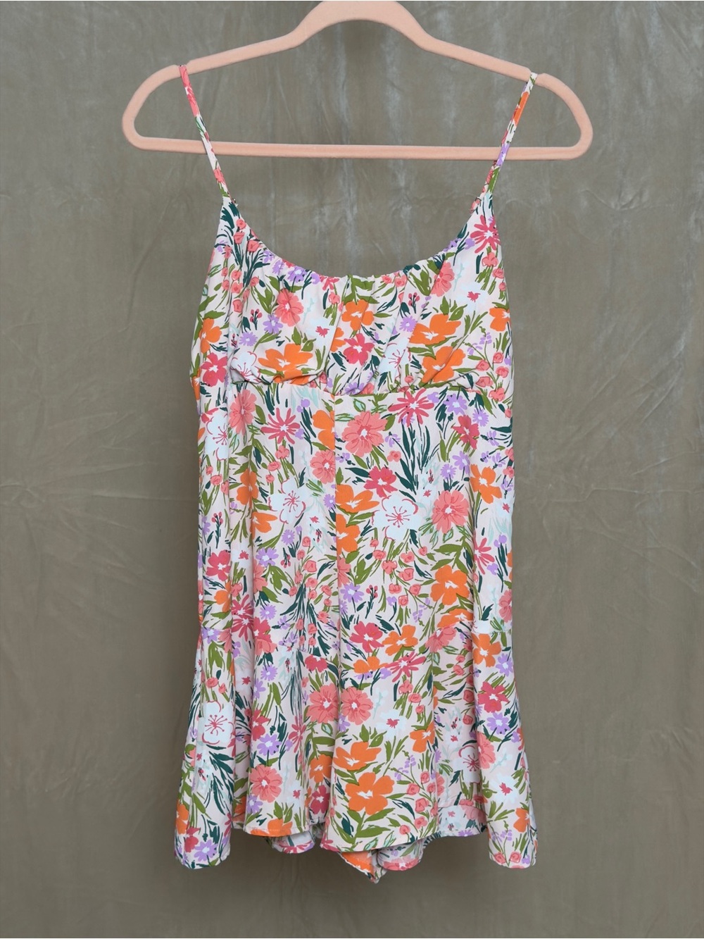 Love Tree Light Pink Spaghetti Strap Romper